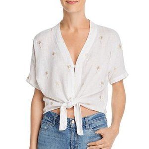Rails Thea Palm Tree Shirt Size L